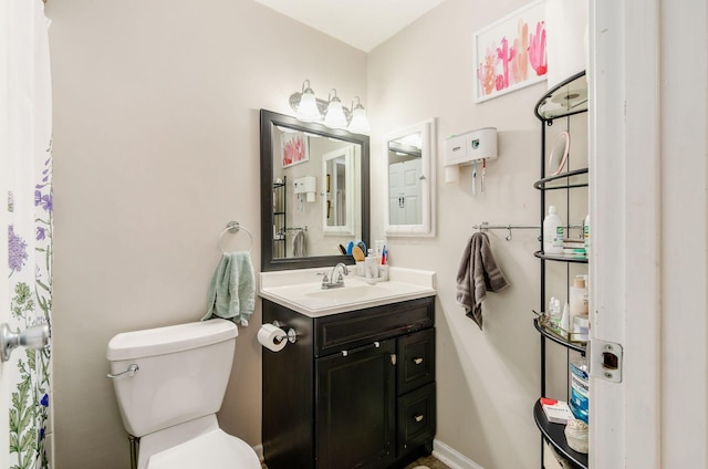 7484 Blue Fox Ln, Columbus, OH 43235 - bathroom featuring vanity and toilet