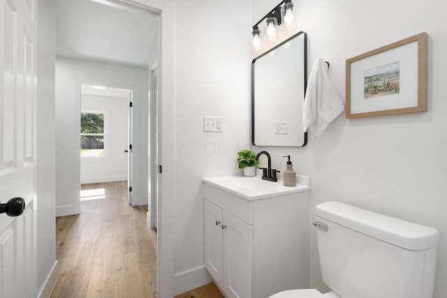 540 Mohawk Dr, Lancaster, OH 43130 - bathroom featuring vanity and wood finished floors