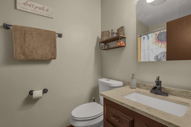 2542 Eckert Rd, Lexington, OH 44904 - bathroom featuring vanity and a shower with shower curtain