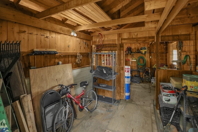 2542 Eckert Rd, Lexington, OH 44904 - storage room featuring a garage