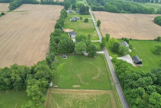2542 Eckert Rd, Lexington, OH 44904 - aerial overview of property's location with rural landscape and rows of crops