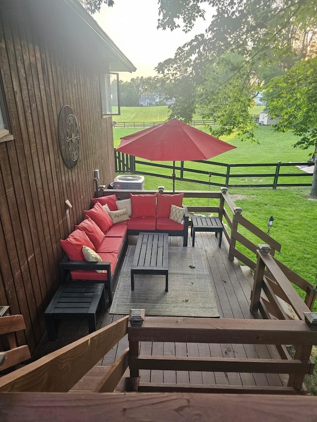 2542 Eckert Rd, Lexington, OH 44904 - deck featuring outdoor lounge area