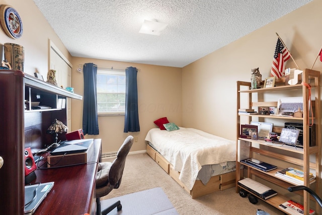 8621 Renford Ct, Powell, OH 43065 - carpeted bedroom featuring a textured ceiling and an office area