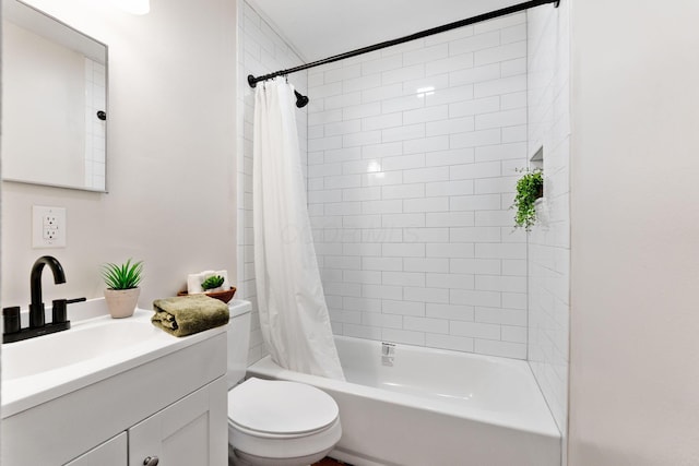 3920 Astor Ave, Columbus, OH 43227 - full bathroom with vanity and shower / bathtub combination with curtain