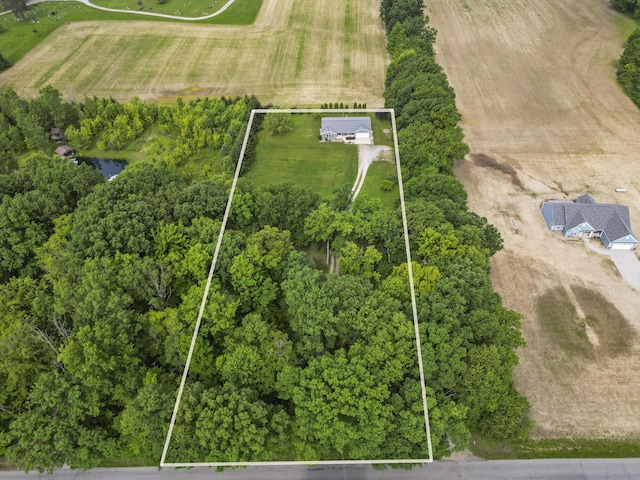 1290 Knorr Rd, Galion, OH 44833 - view of rural area featuring property boundaries highlighted and farmland