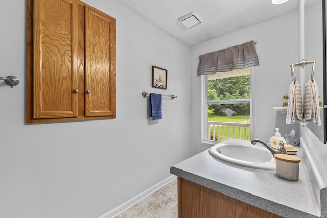 1290 Knorr Rd, Galion, OH 44833 - bathroom featuring vanity and baseboards