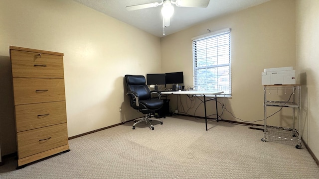 5109 Magnolia Blossom Blvd, Columbus, OH 43230 - office space featuring light colored carpet and a ceiling fan