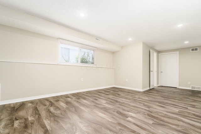 5032 Labelle Dr, Columbus, OH 43232 - basement featuring recessed lighting and wood finished floors