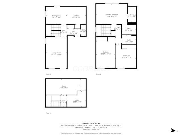 4809 King Albert Dr Unit 1A, Hilliard, OH 43026 - view of floor plan / room layout