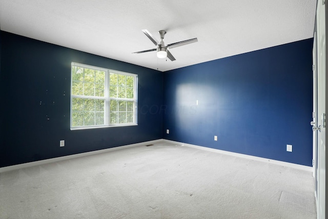 8020 Glenmore Dr, Powell, OH 43065 - carpeted empty room with ceiling fan and baseboards