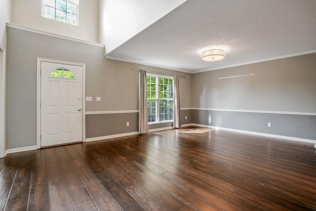 8020 Glenmore Dr, Powell, OH 43065 - entryway featuring hardwood / wood-style flooring and crown molding