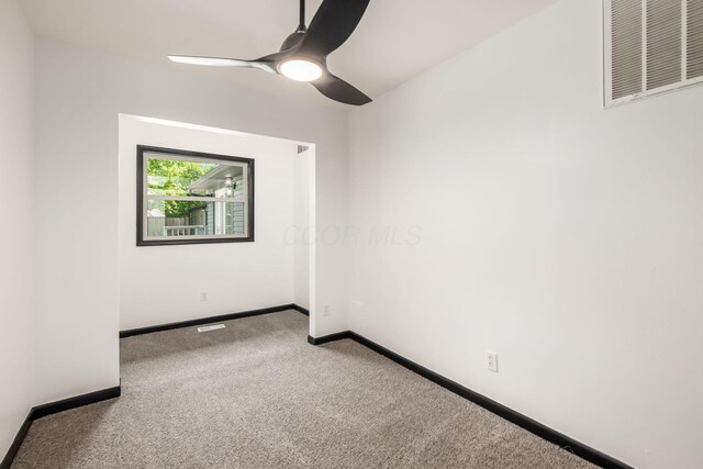 340 Danhurst Rd, Columbus, OH 43228 - carpeted spare room featuring baseboards and ceiling fan