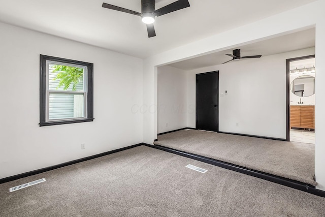 340 Danhurst Rd, Columbus, OH 43228 - carpeted spare room with a ceiling fan and baseboards