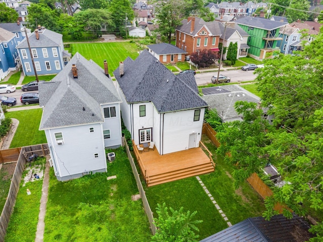 241 N 17th St, Columbus, OH 43203 - aerial view of residential area