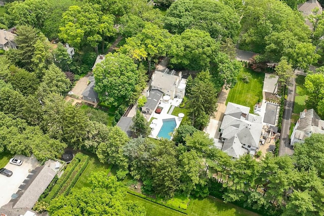 233 Preston Rd, Columbus, OH 43209 - drone / aerial view of a pool