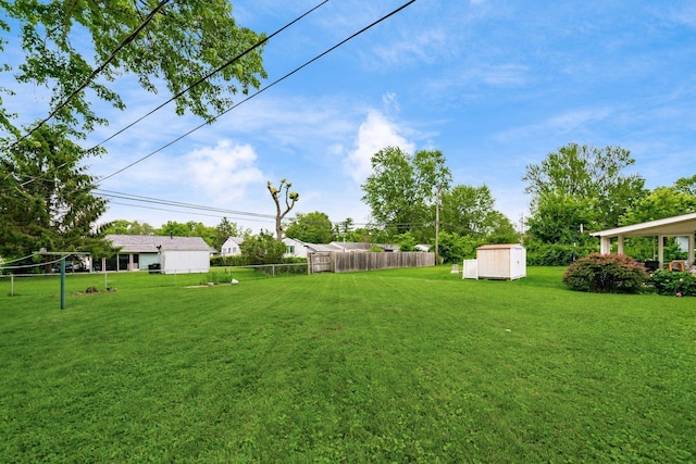4388 Allen Dr, Columbus, OH 43213 - view of yard featuring a storage shed