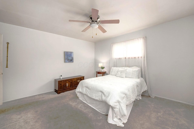 4388 Allen Dr, Columbus, OH 43213 - carpeted bedroom featuring a ceiling fan