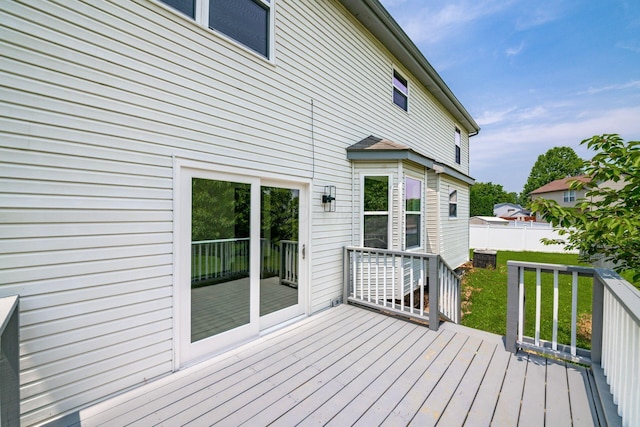 2840 Harnet Ct, Columbus, OH 43231 - view of wooden terrace