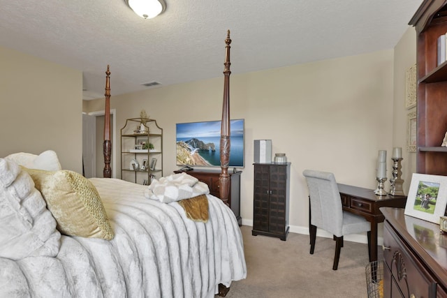 6220 Albany Brooke Dr, Westerville, OH 43081 - bedroom featuring light colored carpet and a textured ceiling