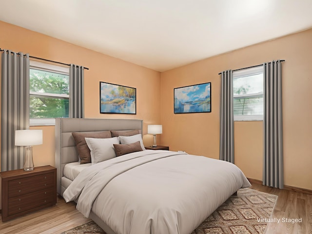 668 Kenilworth Ct, Columbus, OH 43230 - bedroom with light wood-style floors