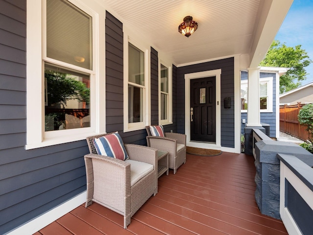 248 E Whittier St, Columbus, OH 43206 - view of wooden porch