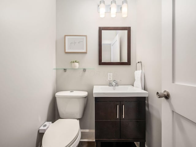 248 E Whittier St, Columbus, OH 43206 - half bath with vanity and toilet