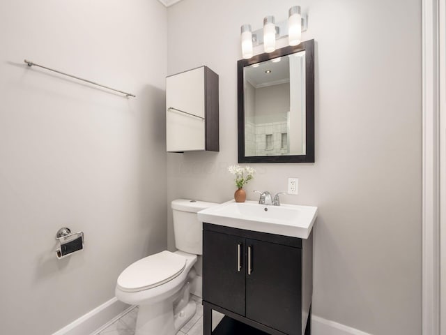 248 E Whittier St, Columbus, OH 43206 - bathroom with marble finish flooring and vanity