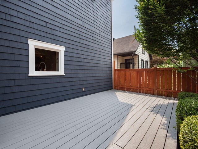 248 E Whittier St, Columbus, OH 43206 - view of wooden terrace