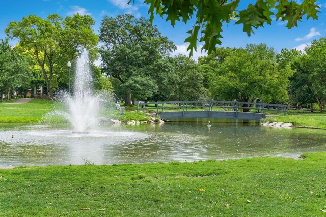 248 E Whittier St, Columbus, OH 43206 - water view with a tree filled landscape