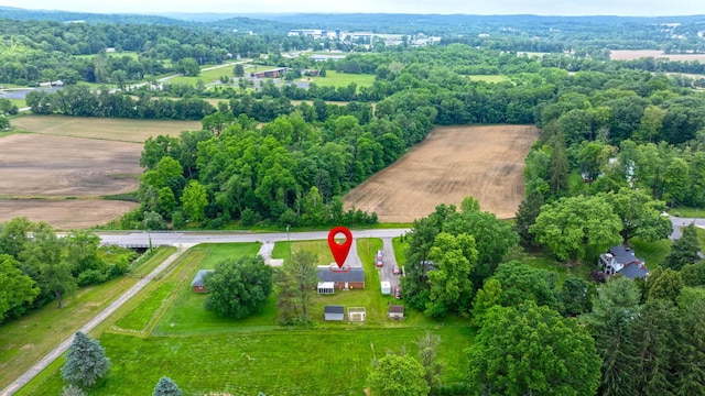 1508 W Hanley Rd, Mansfield, OH 44904 - aerial view of property and surrounding area with rural landscape