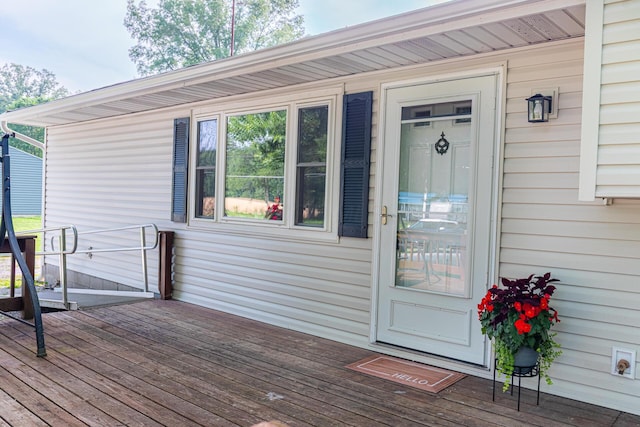 1892 County Road 170, Marengo, OH 43334 - view of wooden terrace