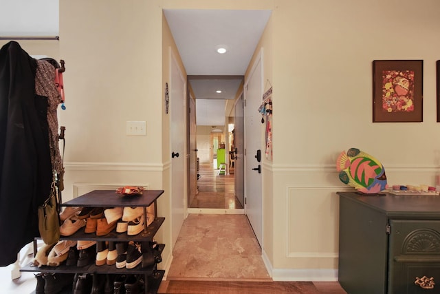 1551 Lafayette Dr Unit B, Columbus, OH 43220 - corridor with recessed lighting and baseboards