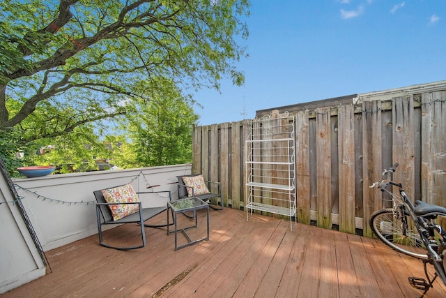 1551 Lafayette Dr Unit B, Columbus, OH 43220 - view of wooden deck