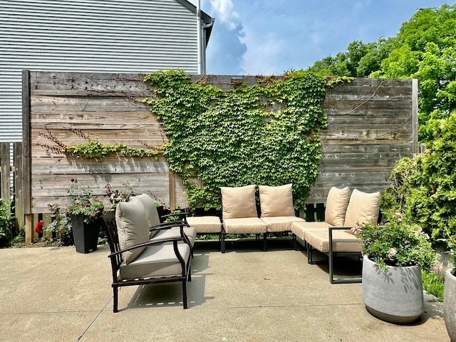 8576 Army Pl, Galloway, OH 43119 - view of patio / terrace featuring outdoor lounge area