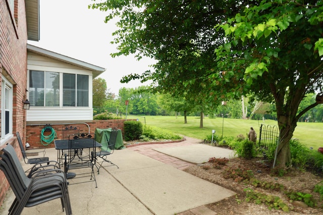 249 Orchard View Dr NE, Lancaster, OH 43130 - view of patio / terrace featuring outdoor dining area