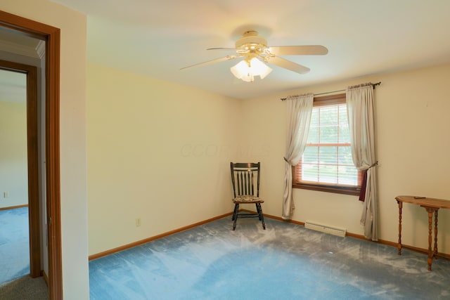 249 Orchard View Dr NE, Lancaster, OH 43130 - unfurnished room featuring carpet and a ceiling fan