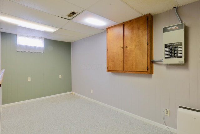 249 Orchard View Dr NE, Lancaster, OH 43130 - basement featuring carpet flooring and baseboards