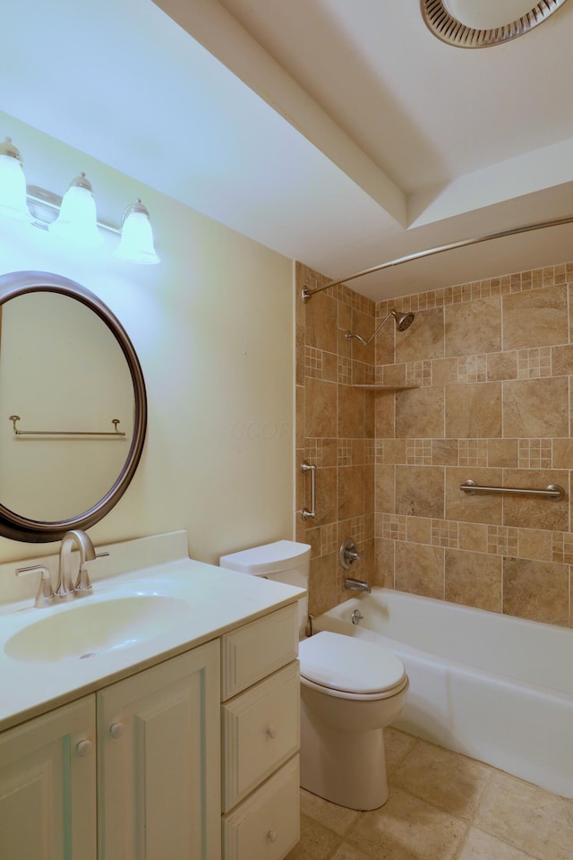 249 Orchard View Dr NE, Lancaster, OH 43130 - bathroom featuring vanity and shower / tub combination