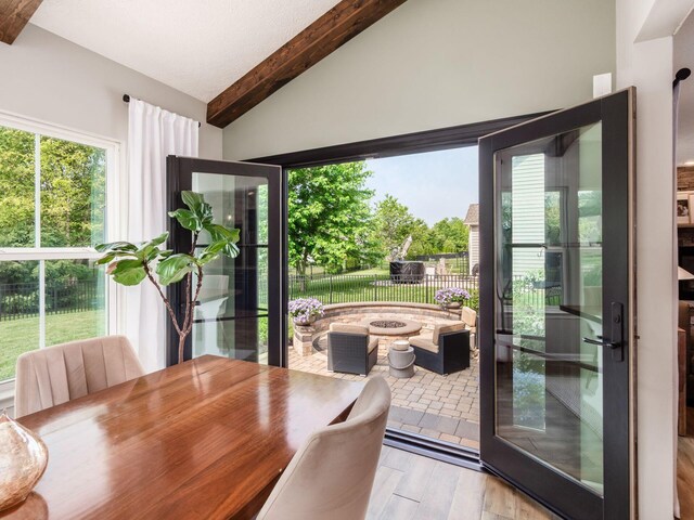 153 Shawnee Dr, Pickerington, OH 43147 - dining area featuring plenty of natural light and wood finished floors
