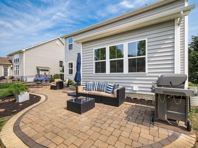 153 Shawnee Dr, Pickerington, OH 43147 - view of patio with grilling area and outdoor lounge area