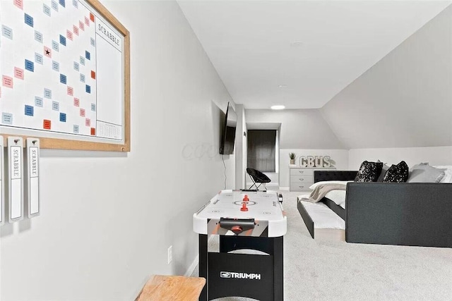 387 N Garfield Ave, Columbus, OH 43203 - carpeted bedroom featuring lofted ceiling