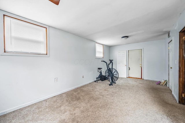 11 Richards Dr, Delaware, OH 43015 - workout area featuring carpet and baseboards