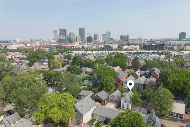 318 Berger Aly, Columbus, OH 43206 - drone / aerial view of skyline
