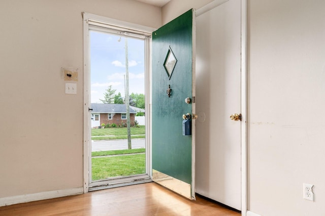 1208 Carolwood Ave, Columbus, OH 43227 - entrance foyer with wood finished floors