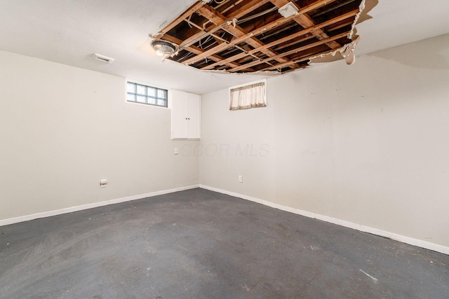 1208 Carolwood Ave, Columbus, OH 43227 - below grade area featuring baseboards