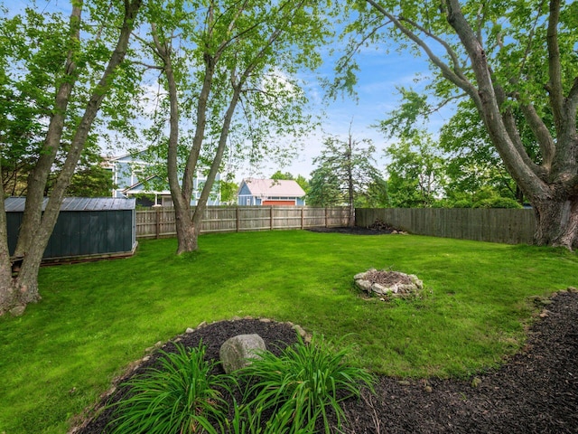 5264 Davidson Rd, Hilliard, OH 43026 - fenced backyard with a shed