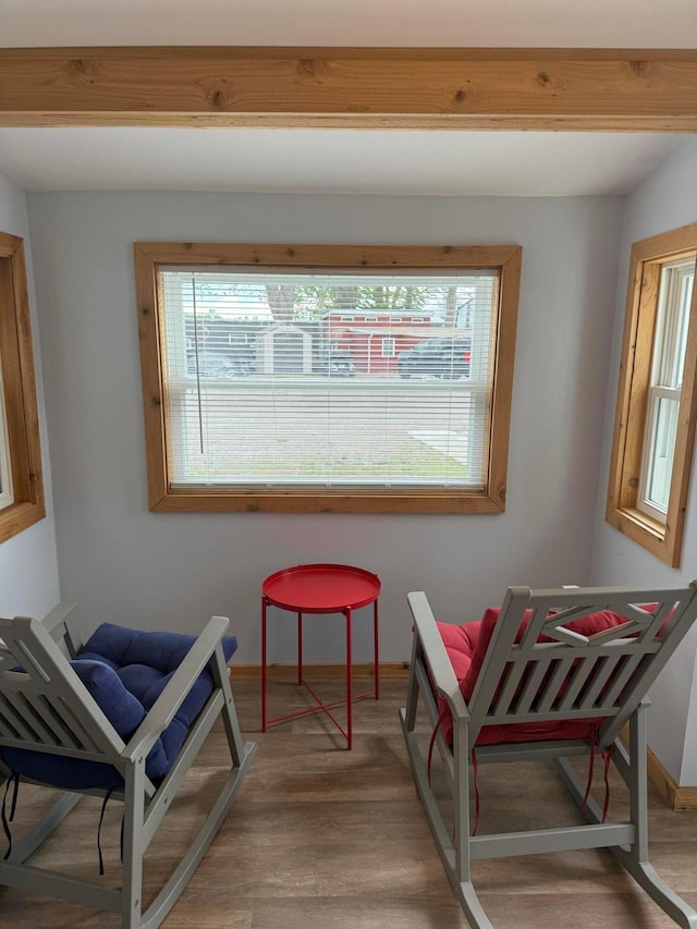 13997 Custers Point Rd NE, Thornville, OH 43076 - living area with light wood-style floors and baseboards