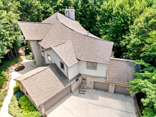 1967 Woodlands Pl, Powell, OH 43065 - view from above of property