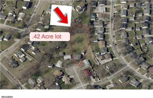 136 Ridgeview Ct, Johnstown, OH 43031 - aerial overview of property's location