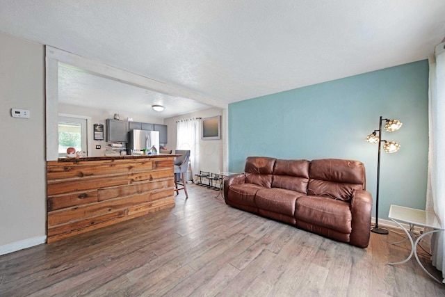136 Ridgeview Ct, Johnstown, OH 43031 - living room featuring wood finished floors